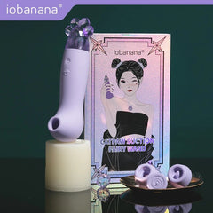 fairy clitoris sucker Artificial crystal stone decoration sucking vibrator clitoral stimulator nipple sucker sex toys for women