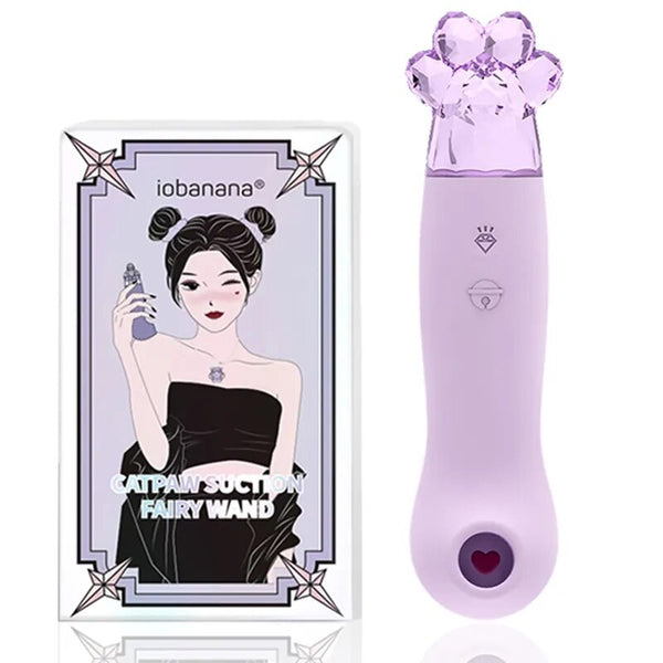 fairy clitoris sucker Artificial crystal stone decoration sucking vibrator clitoral stimulator nipple sucker sex toys for women