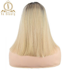 Lace Front Human Hair Wigs Pre Plucked Blonde Short Bob Wig With Baby Hair - Bellelooks