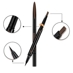 Double Head Rotation Automatic Eyebrow Pencil - Bellelooks