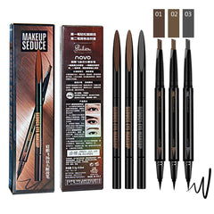 Double Head Rotation Automatic Eyebrow Pencil - Bellelooks