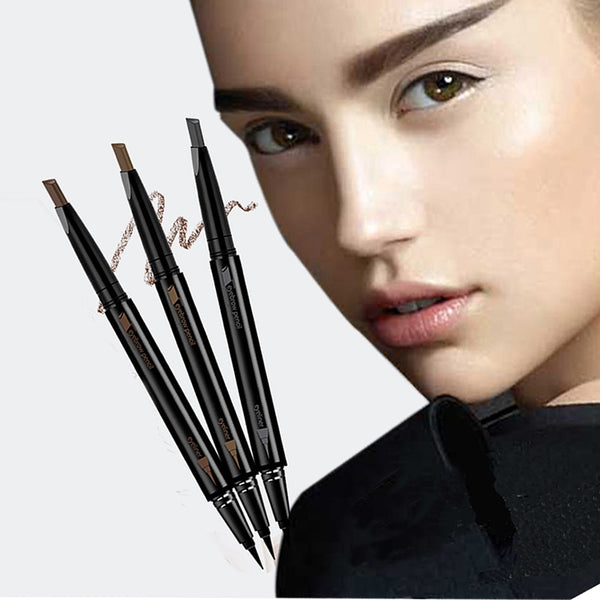 Double Head Rotation Automatic Eyebrow Pencil - Bellelooks