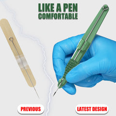 Kit de tatouage 3D à main et bâton, ensemble d'aiguilles à encre de tatouage à faire soi-même pour l'art corporel, bâton à main, Kit de tatouage pour débutants 