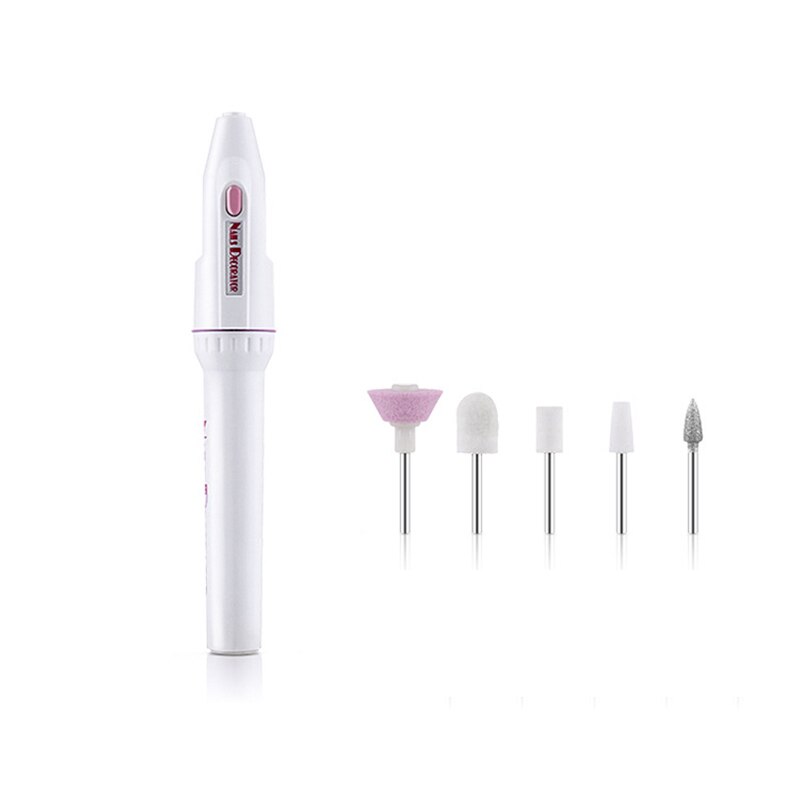 5 In 1 Nail Polishing Machine Manicure Tools Portable Electric Pen - Bellelooks