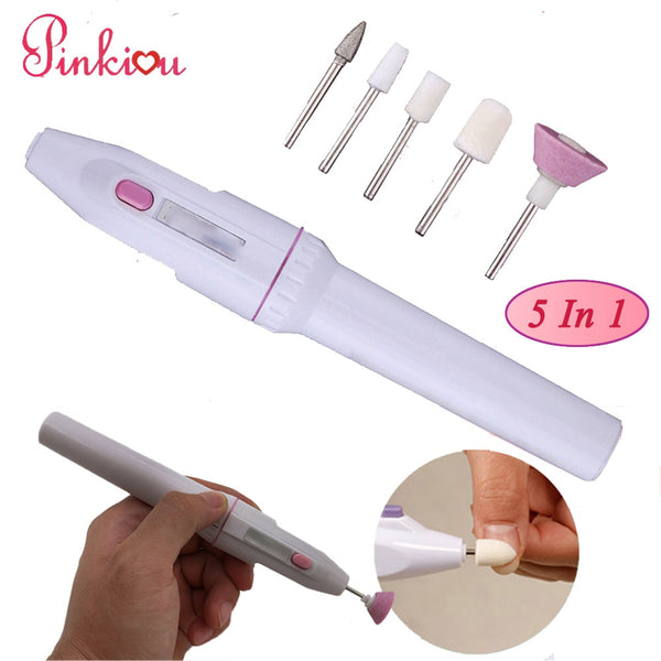 5 In 1 Nail Polishing Machine Manicure Tools Portable Electric Pen - Bellelooks