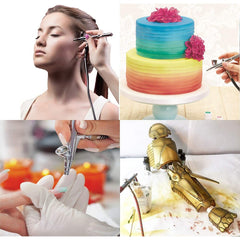 Airbrush Makeup Kit with Air Compressor DC Air Brush Spray - Bellelooks