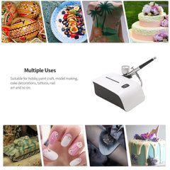 Airbrush Makeup Kit with Air Compressor DC Air Brush Spray - Bellelooks