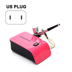 Airbrush Makeup Kit with Air Compressor DC Air Brush Spray - Bellelooks