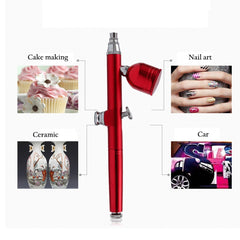 Airbrush Tool Dual Action Gravity Feed 0.3mm Nozzle Spray Gun - Bellelooks