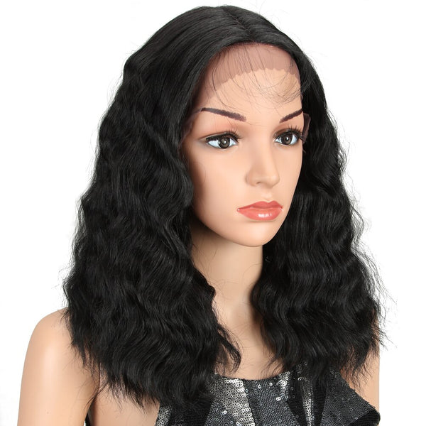 Bob Wig Synthetic Pink & Blonde Mixed Color - Bellelooks