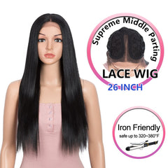 Bella Long Straight Hair Light Color Black 613 Blonde Red Wig - Bellelooks