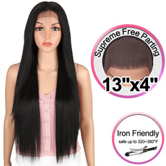 Bella Long Straight Hair Light Color Black 613 Blonde Red Wig - Bellelooks