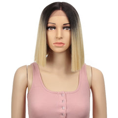 Bella Synthetic Lace Front Wig Straight Hair Bob Wigs - Bellelooks