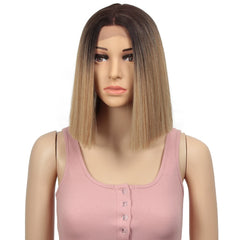 Bella Synthetic Lace Front Wig Straight Hair Bob Wigs - Bellelooks