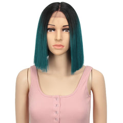 Bella Synthetic Lace Front Wig Straight Hair Bob Wigs - Bellelooks