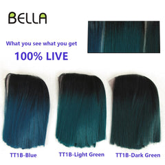 Bella Synthetic Lace Front Wig Straight Hair Bob Wigs - Bellelooks