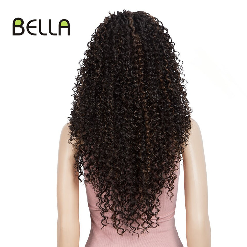 Bella Wig Curly Synthetic Lace Front Wig Curly Hair 6 Colors - Bellelooks