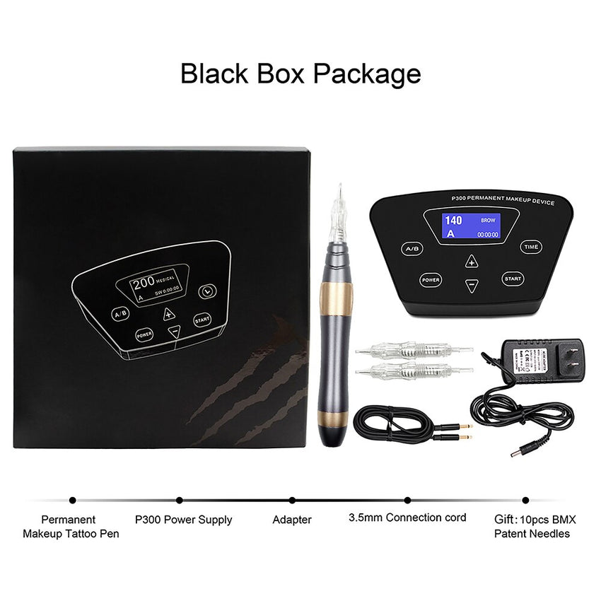 Permanent Makeup Machine For Eyebrow Tattoo Microblading Makeup DIY Kit - Bellelooks