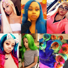 Blond Brazilian Hair Platinum 613 Blonde Hair 3 Bundles Straight Body Wave - Bellelooks