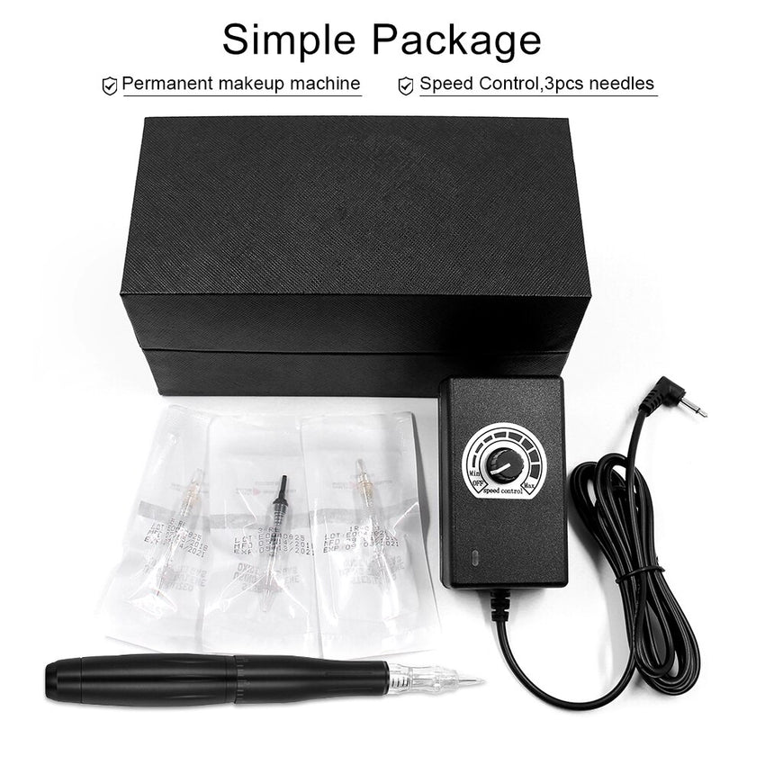 Digital permanent makeup pen machine Eyebrow Tattoo Pen With Needles PMU machine for permanent makeup kit Microblading Supplies - Bellelooks