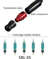 Complete Tattoo Kit Machine Gun Black Ink Set Power Supply Non-Slip Grip Body Art Tool Set Master Special Set