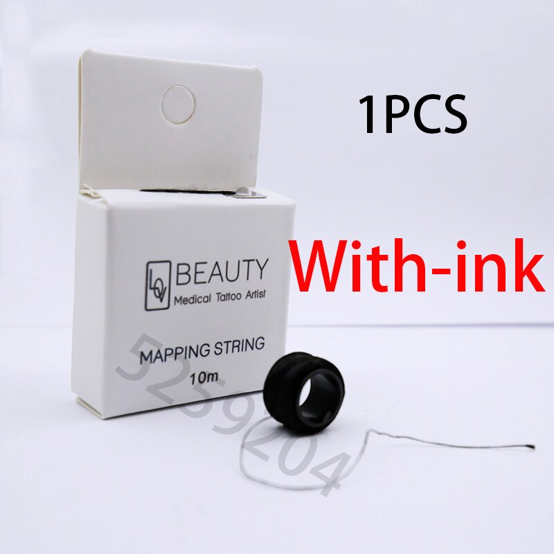 Microblading pre ink mapping string locktion line with color eyebrow tint mixer brow mapping for microshading permanent makeup - Bellelooks