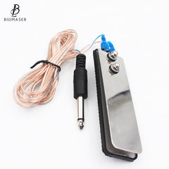 Mini Stainless Steel Foot Pedal Switch Controller Tattoo Power Supply Machine Footswitch Clip Cord Tattoo Accessory Tools - Bellelooks