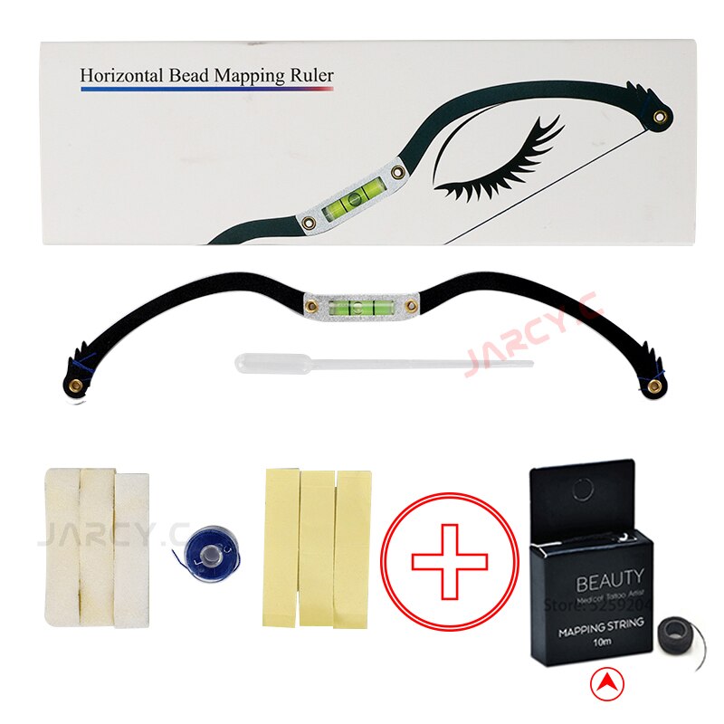 New Microblading mapping string eyebrow ruler pre-ink Level Positioning Measuring Marker - Bellelooks