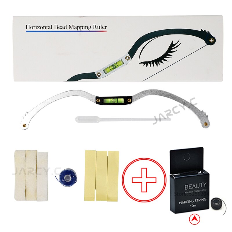 New Microblading mapping string eyebrow ruler pre-ink Level Positioning Measuring Marker - Bellelooks