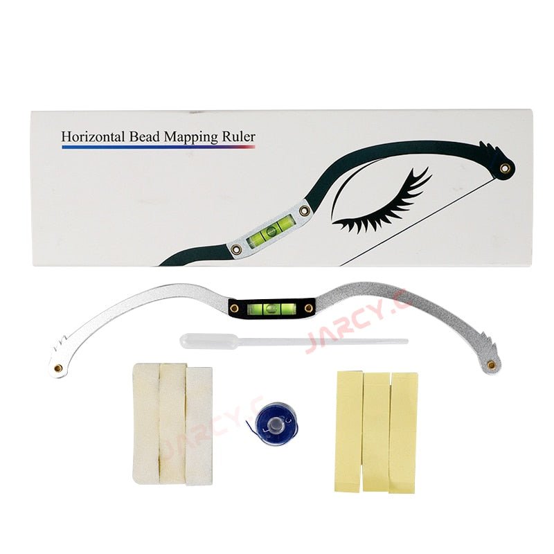 New Microblading mapping string eyebrow ruler pre-ink Level Positioning Measuring Marker - Bellelooks