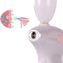 Pinkiou Airbrush Makeup System Rechargeable Moisturizing Atomizer Kit Portable Face Mist Sprayer Nebulizer Handhold for Temporar - Bellelooks