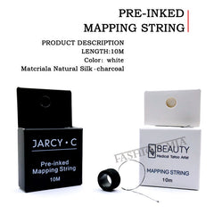 Pre-Inked Brow Mapping String for Microblading, Microshading, Cosmetic Tattooing, Permanent Makeup Artist Perfect Measuring Tool - Bellelooks
