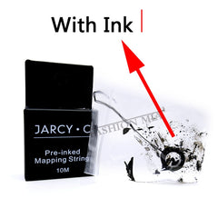 Pre-Inked Brow Mapping String for Microblading, Microshading, Cosmetic Tattooing, Permanent Makeup Artist Perfect Measuring Tool - Bellelooks