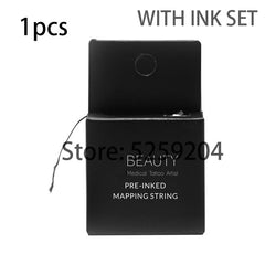 Pre-Inked Brow Mapping String for Microblading, Microshading, Cosmetic Tattooing, Permanent Makeup Artist Perfect Measuring Tool - Bellelooks