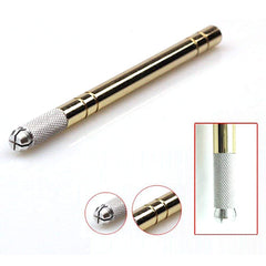 Professional Manual Eyebrow Tattoo Pen Permanent 3D Mircroblading Positioning Pen With Needles Natural Finer Hair Strokes - Bellelooks