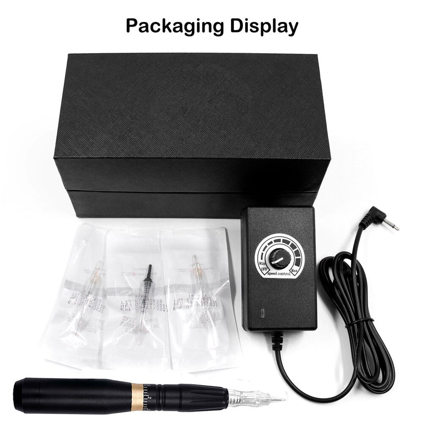 Professional Permanent Makeup Machine Kit MTS Beauty Cartridge Eyebrow Tattoo Pen Machine Microblading DIY Machin Kit - Bellelooks