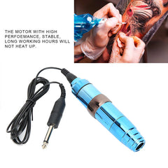 Professional Rotary Electric Tattoo Machine Pen Powerful Silent Motor Eyebrow Lip Tattoo Pen With RCA Hook Line for Tattooist