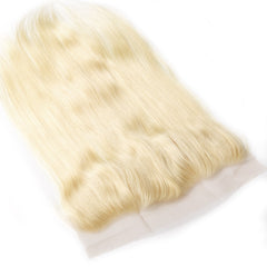 Straight 28 30 32 34 40 Inch Brazilian Remy Human Hair Weave 613 Blonde 3 4 Bundles With13x4 HD Transparent Lace Frontal Closure - Bellelooks