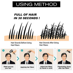 Toppik hair fiber powder building fibers hair spray powder full hair instantly Capilares fiber hold powder hair growth 27.5g - Bellelooks
