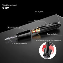 Tattoo Pen Cartridge Tattoo Machine Kit Beginner Rotary Machine Type Machine Kit Complete Tattoo Kit Tattoo Supplies